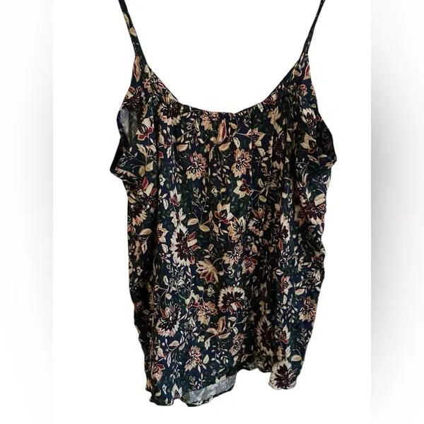 Allison Joy Women's Floral Sleeveless Blouse Large - Image 2