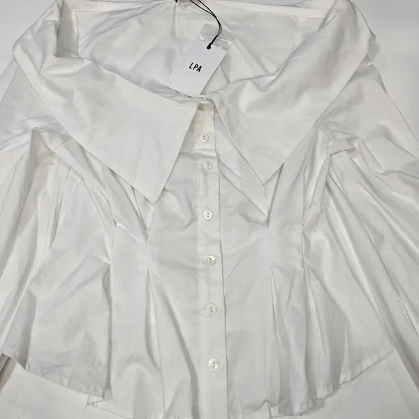 LPA Rey Top in White Small - Image 4