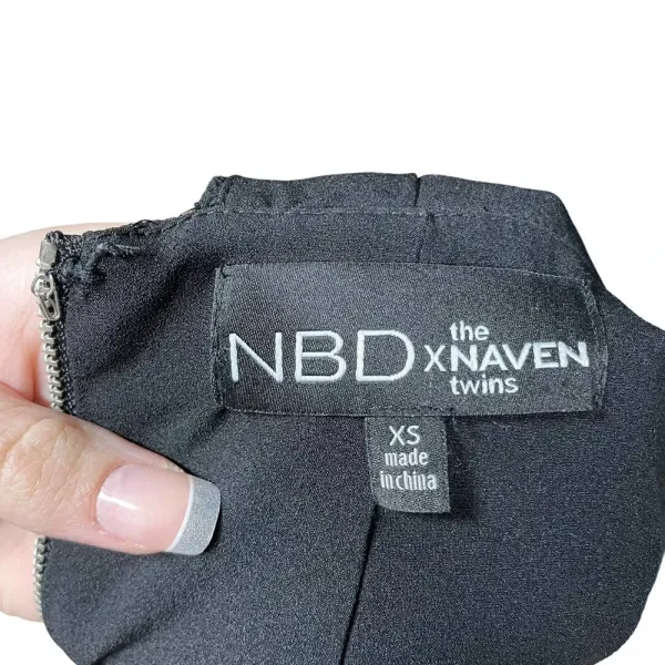 NBD x‎ Naven Twins Details Dress in Black Size XS - Image 9