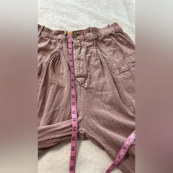 Free People Living in the City Seamed Pink Relaxed Pants - Image 10