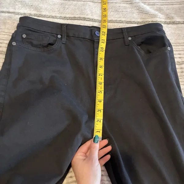 Seven For All Mankind WOMEN’s Black High Waist Ankle Skinny Jeans Size 32 EUC - Image 6
