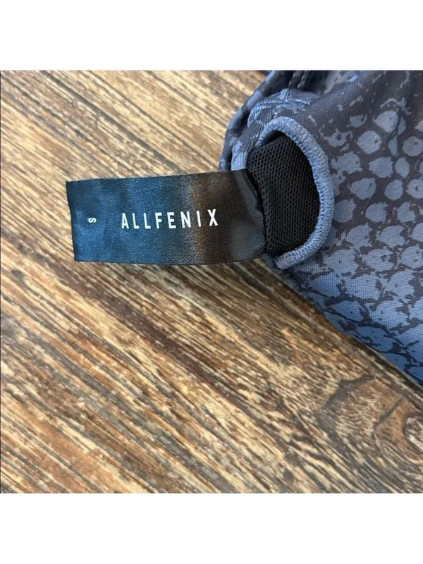 Allfenix Longline Snake Print Sports‎ Bra Grey Black Small EUC Removable Pads - Image 6
