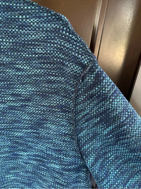 Like New Free People We The Free Sunny Days Turtleneck Top Blue Generous Small - Image 8