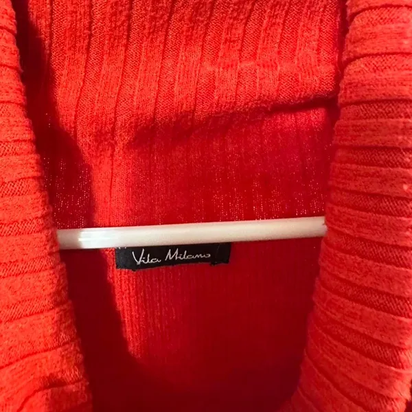 H74. Vila Milano red cowl neck sweater - Image 3