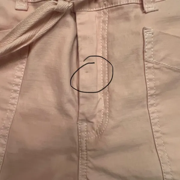 Current/Elliott The Beverly Cropped Tapered Zippered Pants Crystal Pink Size 24‎ - Image 13