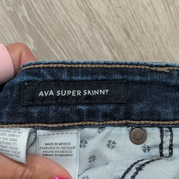 Lucky Brand Ava Super Skinny Darkwkash Jeans | Lucky Brand 4/27 Skinny Jeans - Image 8