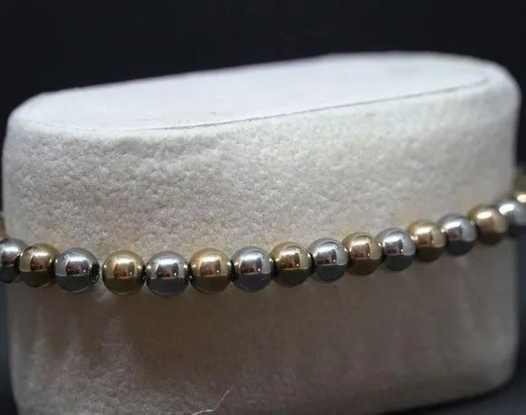 Stainless Steel Beaded Bracelet #4311 - Image 3