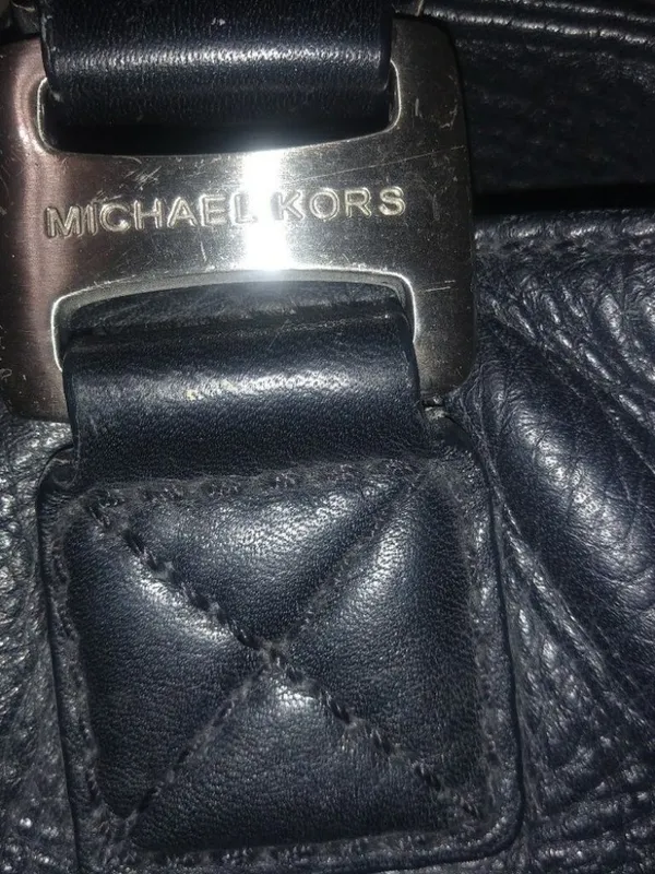 Michael Kors Black Pebble Pocket Bag - Image 7