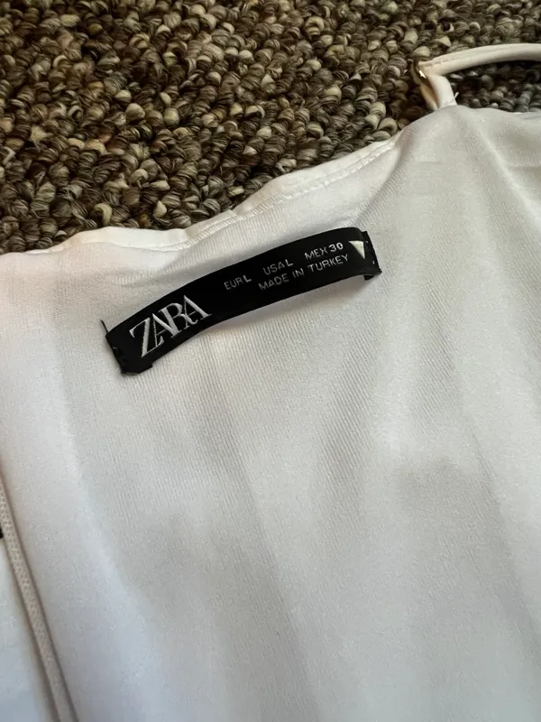 Zara White Dress - Image 3
