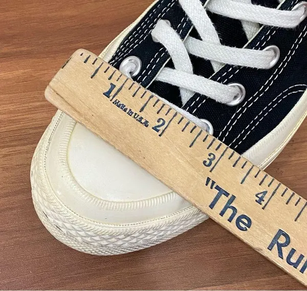 CONVERSE X Comme des Garçons PLAY High Top Chuck 70 Unisex Sneakers Women’s 7 - Image 10