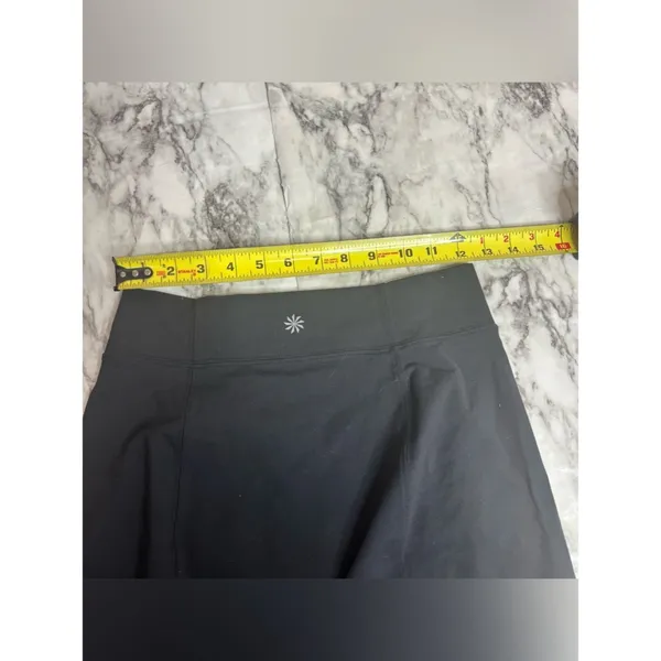 Athleta Black Active A-Line Skirt short small tall casual golf tennis - Image 5