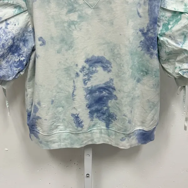 Pure Tie Dye‎ Sweatshirt T-shirt Blouse Puff Sleeve - Image 6