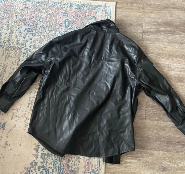 Wild Fable Black Leather Jacket - Image 2