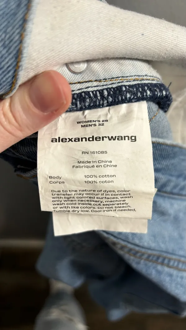 Alexander Wang blue Jean  - Image 9