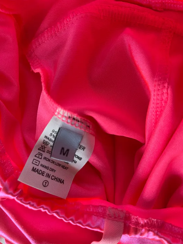 Pink Body Suit Size M - Image 8