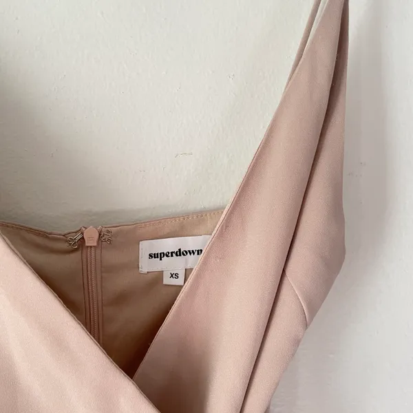 superdown Baby Pink Karen Wrap Dress - Image 5