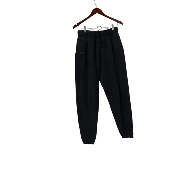SET ACTIVE Heavyweight Onyx Cotton Black Sweatpants Joggers - Image 6