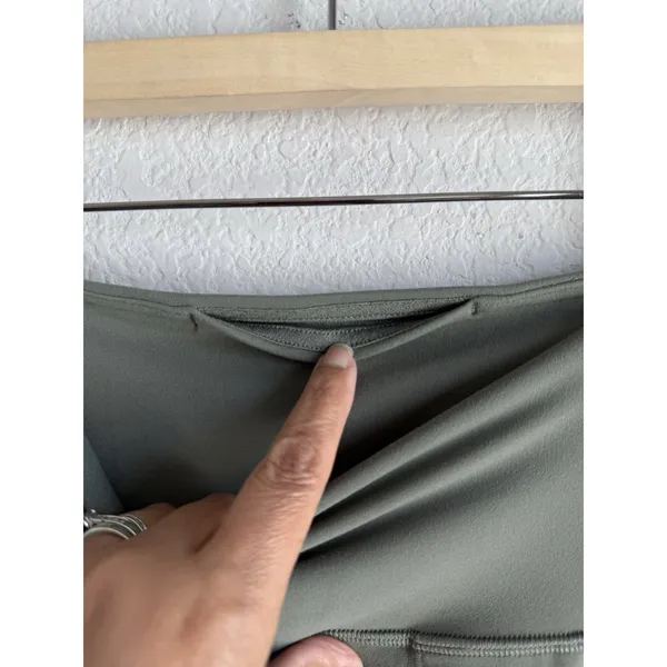 Lululemon Align‎ Wide Leg Crop Grey Sage Women's Size 6 High Rise Nulu Athletic - Image 9