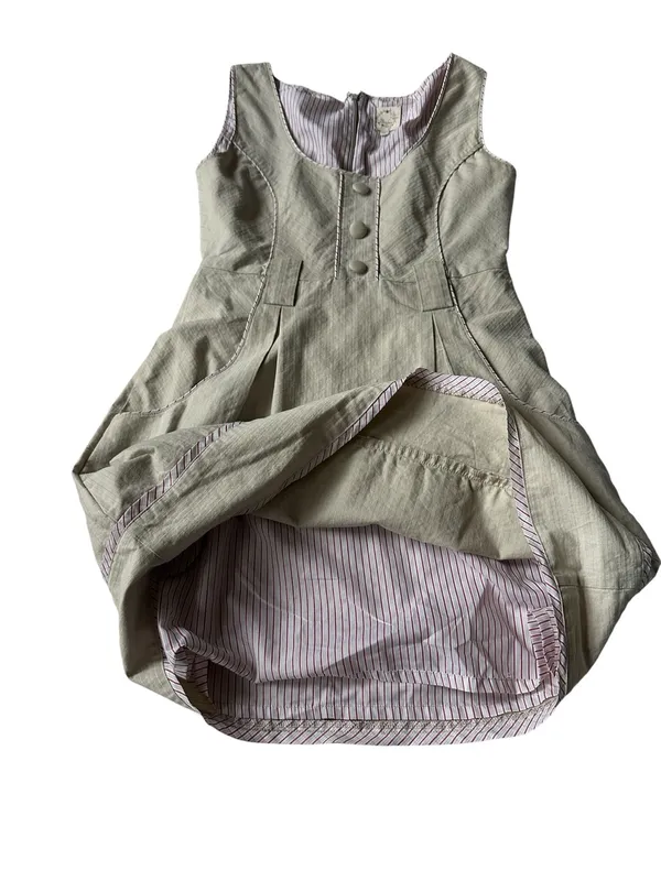 Anthropologie Brand Y2K Beaubois utility button-front mini dress - Image 8
