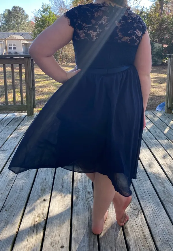Navy blue formal dress Size XS - Image 2