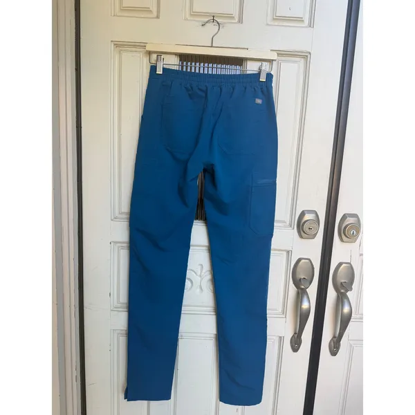 FIGS Technical Collection Alps Blue Scrub Pants TW2000T Womens Size XXS Tall - Image 3