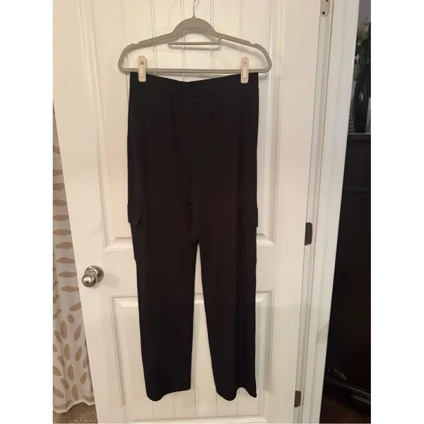 Women's Black Wide-Leg Jumpsuit Pants - Classic Black - Image 6