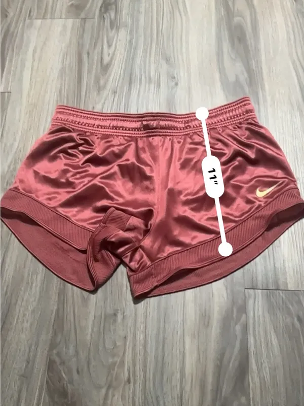 Nike Women’s Maroon Athletic Running Shorts - Image 9