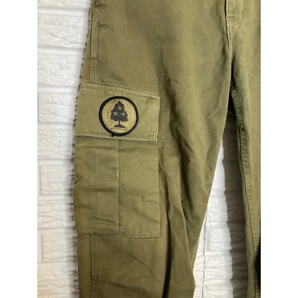 Re/Done originals army green cargo pants made In USA women's size 24 Grunge‎ - Image 3