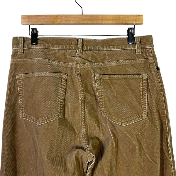 Jones New York Sport Everyday Stretch Corduroy Pants Tan Straight Leg Size 10 - Image 4