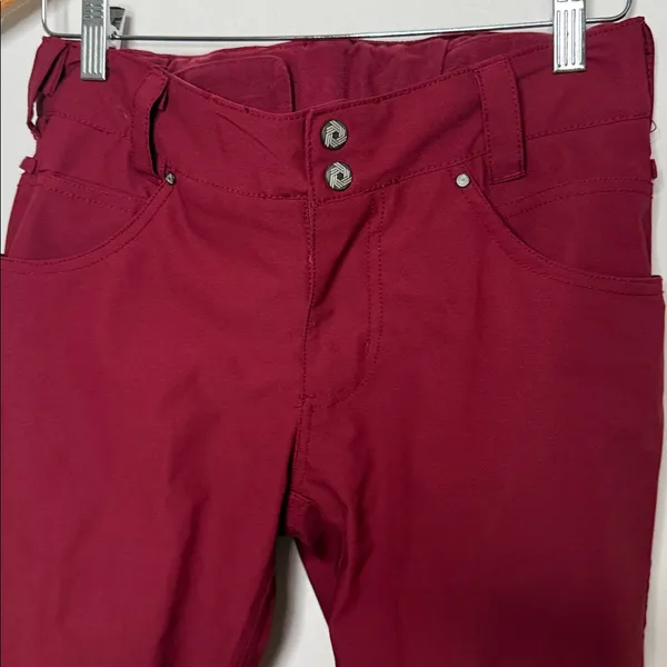 Aperture Cystaline waterproof 10K burgundy red snowboarding pants sz S - Image 4
