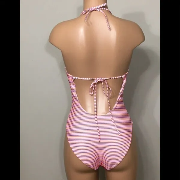 New. Onia textured stripe swimsuit. NWOT - Image 7