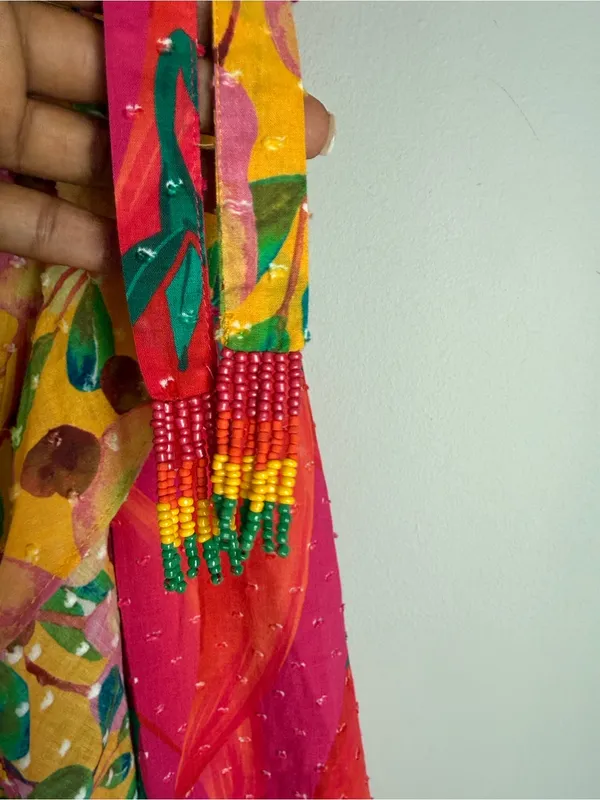 FARM Rio Garden Mix Wrap Skirt XS - Image 8
