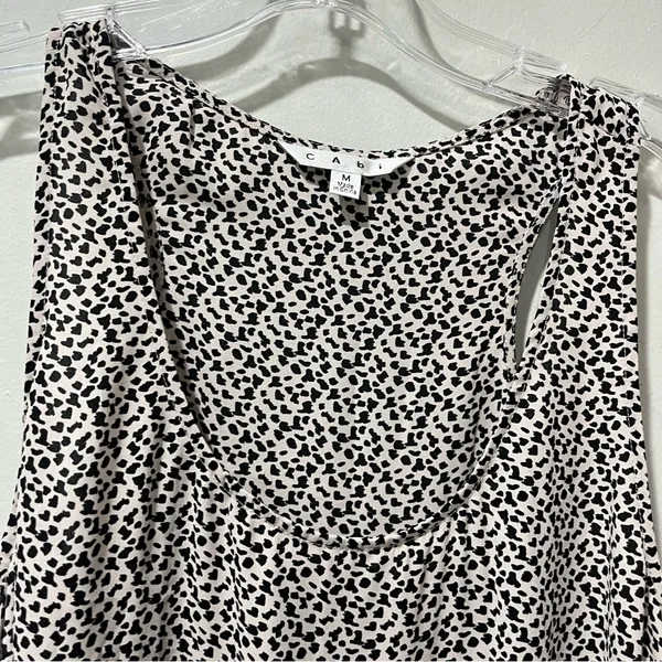 Cabi Tank‎ Top Size Medium Leopard Animal Print Sleeveless Racerback Cami - Image 3