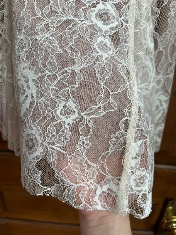 Revolve Tracy Mini Dress in Ivory - Image 6