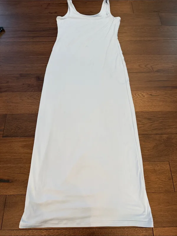 Bumpsuit Light Blue Maternity Maxi Dress Size Large - C30-111 - Image 2