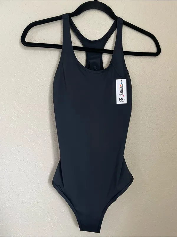 New Kt. By Knix Period Swim Sport One Piece Size M Black - Image 5