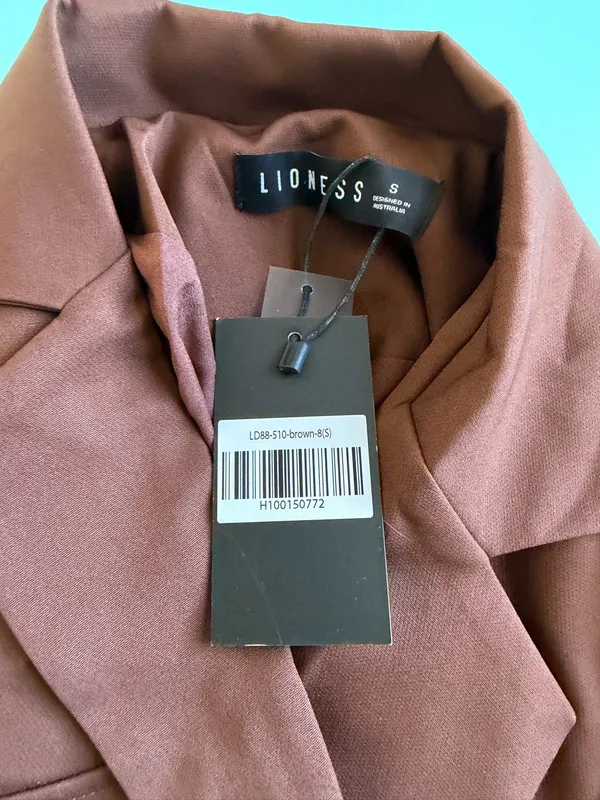 LIONESS Brown blazer dress - Image 3