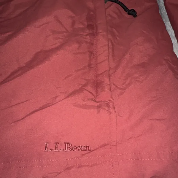 Vintage L.L. Bean Women's Outdoor Jacket 3 in 1 Coat Stowaway Hood Red XL - Image 2