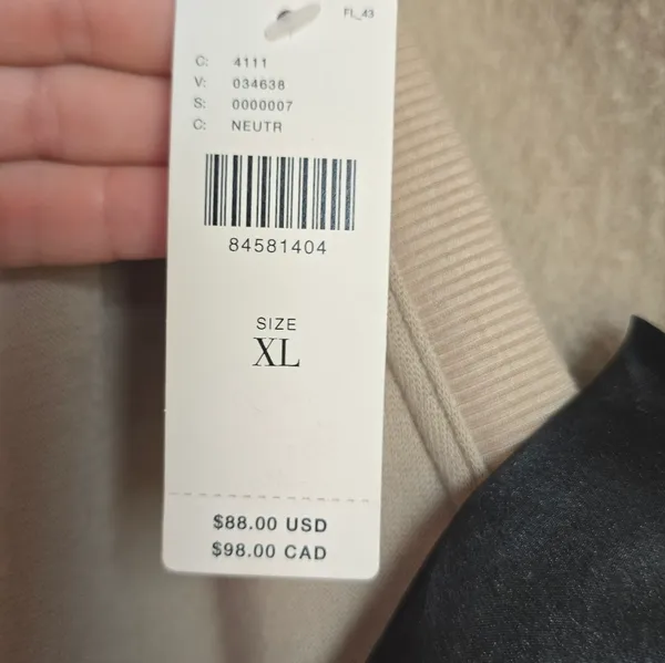 Anthropologie, New, Maeve Tan Bow Back Balletcore Muscle Tee Shirt, Size XL - Image 11