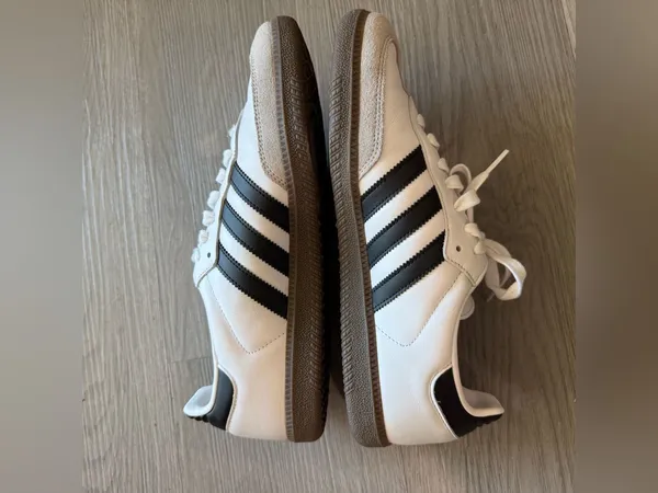 Adidas Samba OG Shoes in White/Core Black/Gum Women’s 11 - Image 7