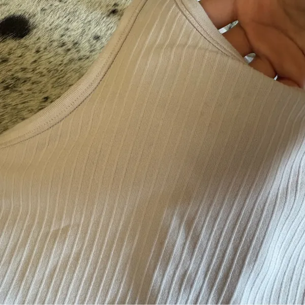 LULULEMON Ebb Ribbed Racer‎ Back Tank Top Size 6 - Image 2