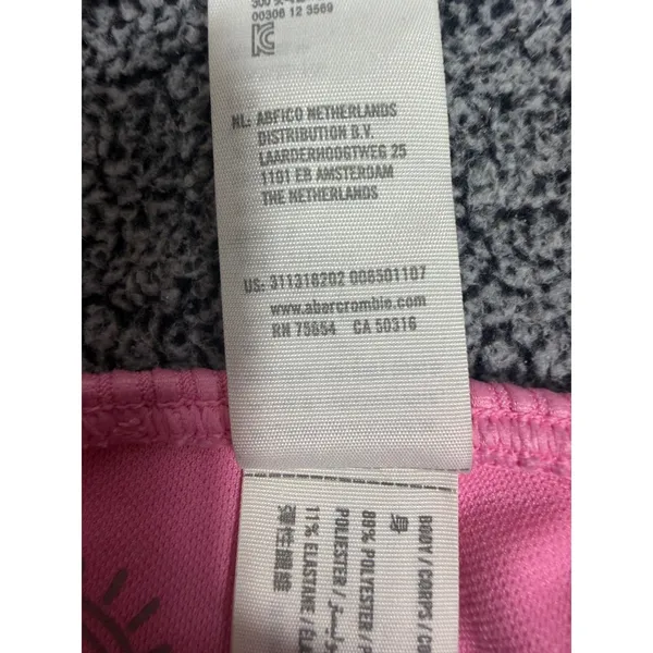 Hollister Bikini Set Womens M/S Pink Ribbed Underwire High Cut Swim 36B - Image 9
