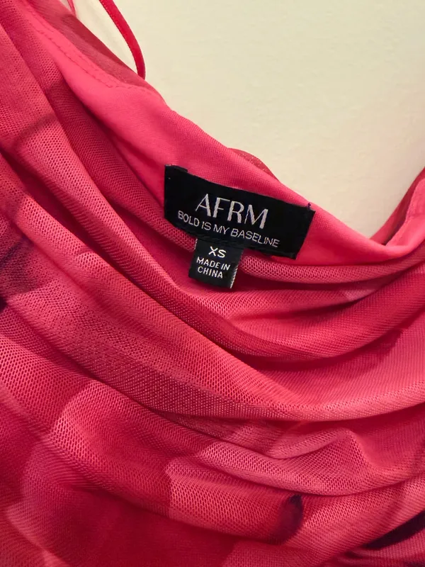 AFRM Mesh Barry Top Red Size XS - Image 4