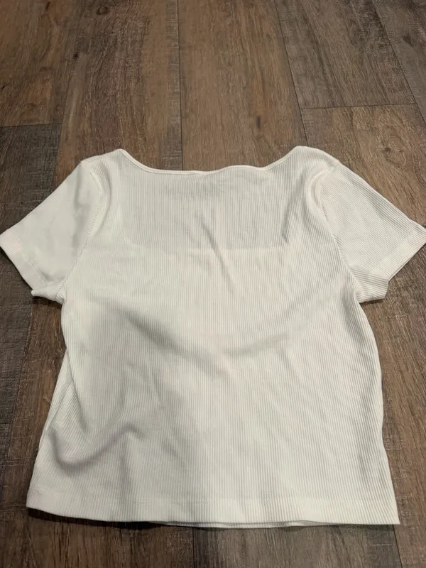 target white baby tee - Image 3