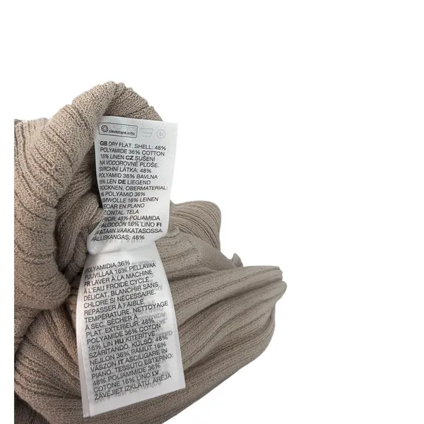 & Other Stories Rib Knit Sleeveless Midi Maxi Tank Dress Taupe‎ Medium - Image 14