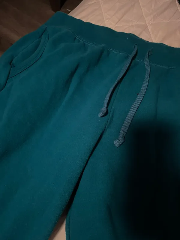 Size 2xl Sweatpants Wide Leg Blue - Image 4