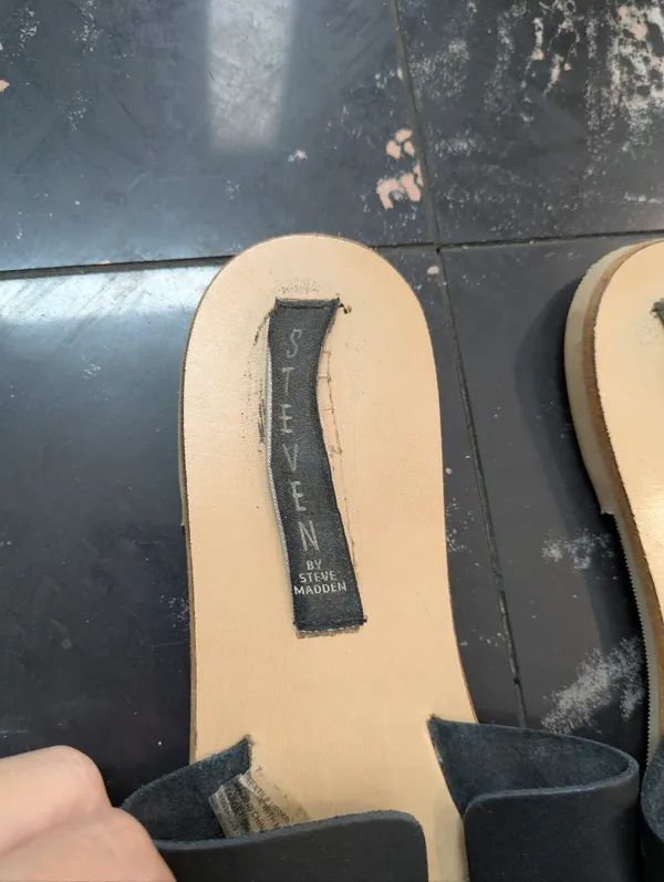 Steven By Steve Madden Black H Sandals Size 7 - Image 3