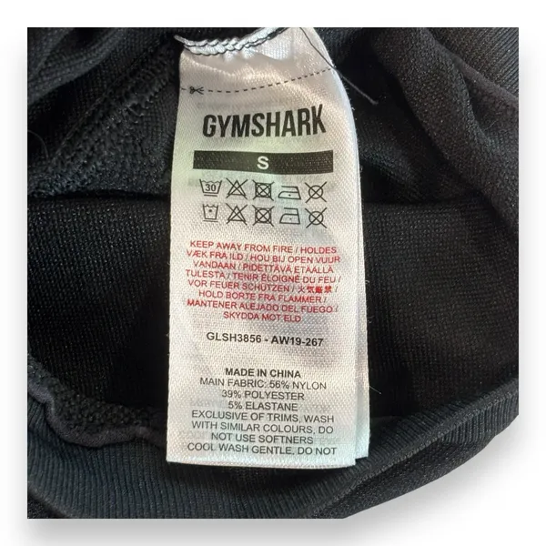 Gymshark Women's Flex Cycling Shorts Light Black Size S Biking Short Small‎ - Image 3