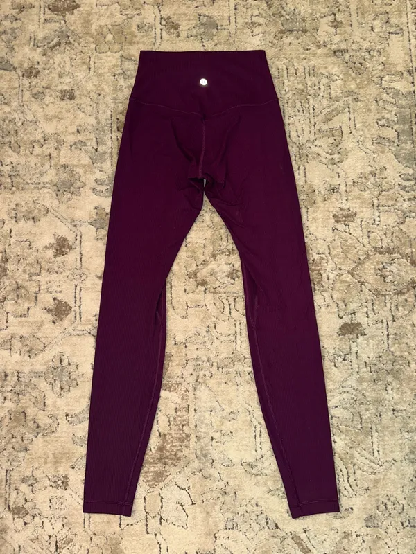 Lululemon Align Ribbed High-Rise Leggings 28" - Image 3