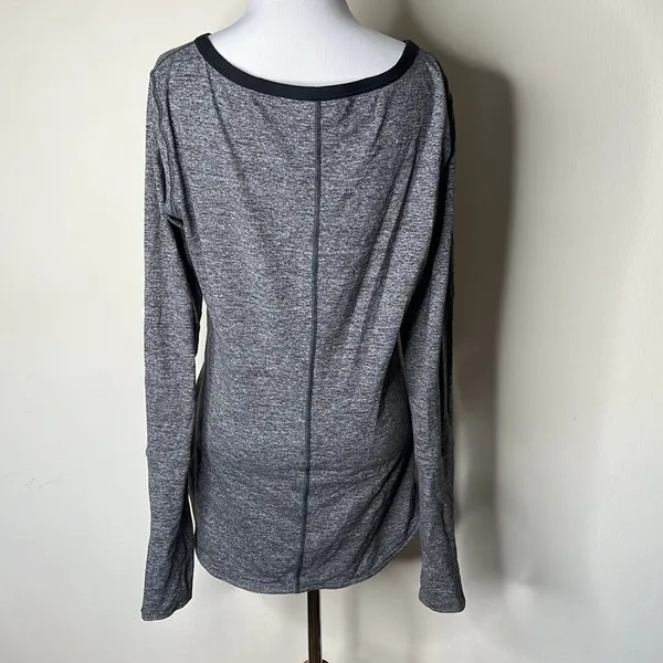 Lululemon Heathered Black Awesome Henley - Image 6
